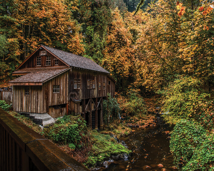 The trees around the Cedar Creek Grist Mill burst with oranges and yellows when the leaves change. This fall, senior citizens of Clark County can travel to various locations to view the fall colors.