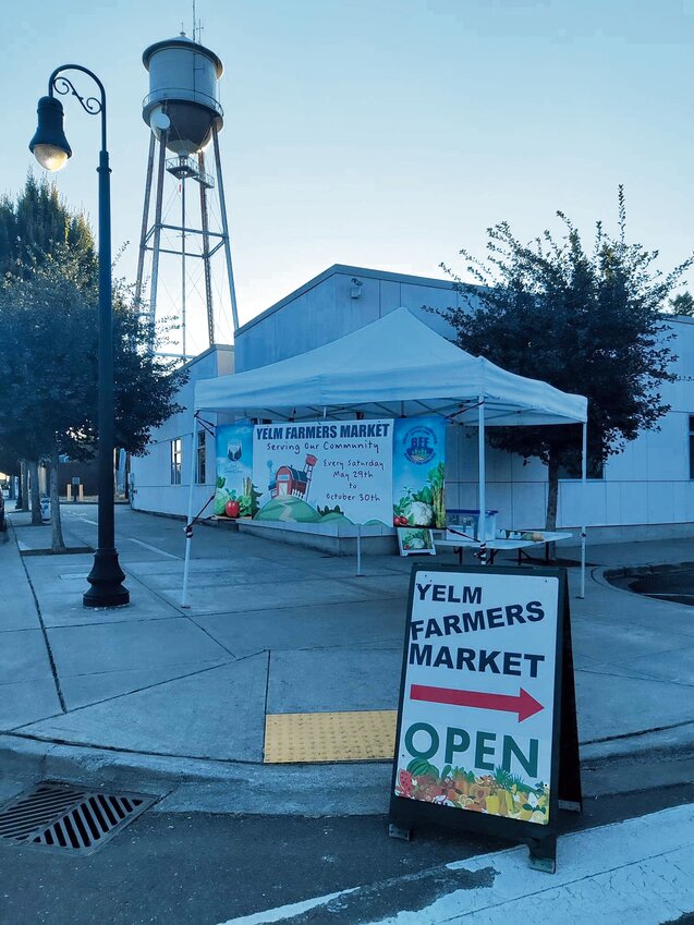 The Yelm Farmers Market is open every year from early May to late September.