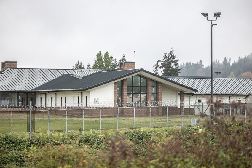 The outside of Green Hill School is pictured in Chehalis on Tuesday, Oct. 15.