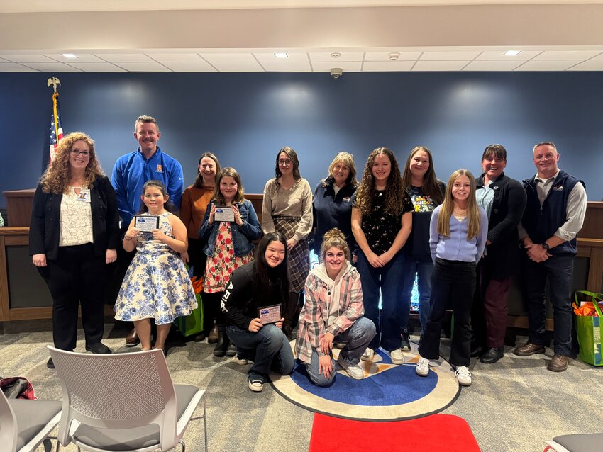 The Ridgefield School District honored its employees and students of the month on Jan. 10 at the regular Board of Directors meeting. Two employees and seven students were recognized.