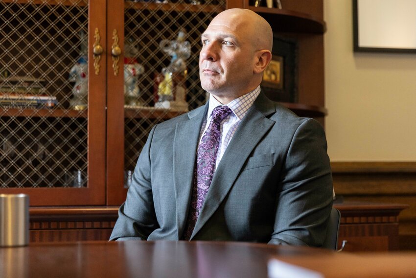 Rep. Peter Abbarno in Olympia on Friday, Feb. 15, 2024.