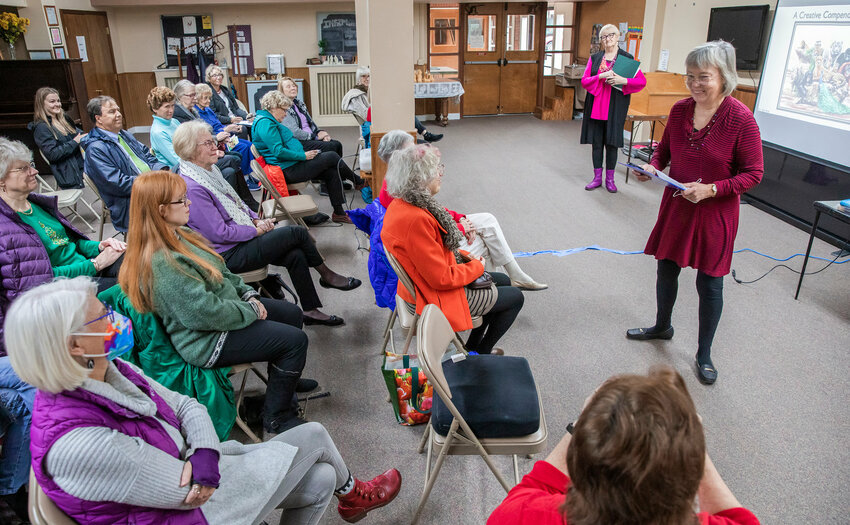 A St. Helens Club meeting is held in Chehalis in December 2022.