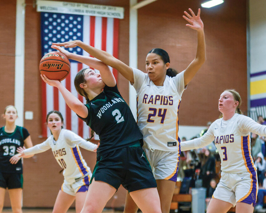 Woodland sophomore forward Kennedy Bockert was honored as the 2A Greater St. Helens League girls player of the year