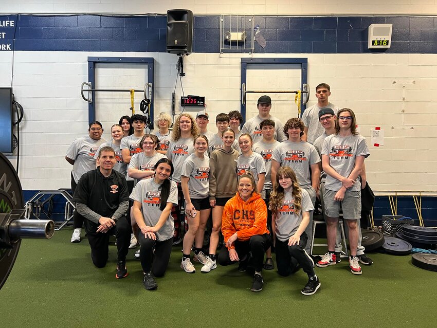 Ten of the 19 Centralia High School powerlifting team members who competed in the Olympia Powerlifting Open on Saturday, March 1, earned podium finishes.&nbsp;
