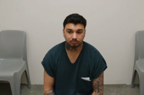 Christian Carlos Rodriguez, 27, of Centralia, appears in Lewis County Superior Court on Tuesday, Feb. 18.