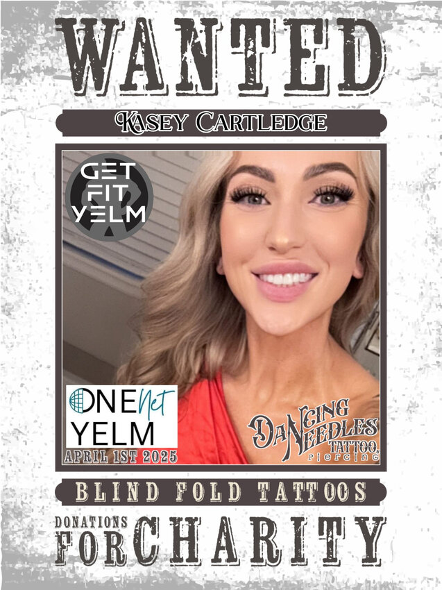 Kasey Cartledge will support One Net Yelm in the Dancing Needles Tattoo fundraiser.