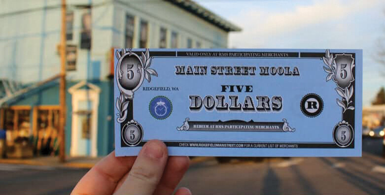 The Ridgefield Main Street program is offering “moola.” The Main Street program is offering $10 for every $30 spent up to $300 per household each weekend through April 27.