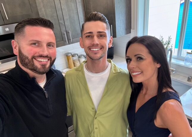 Tylar Peters, Tyler Edkin and Tiffany Weaver pose for a selfie.