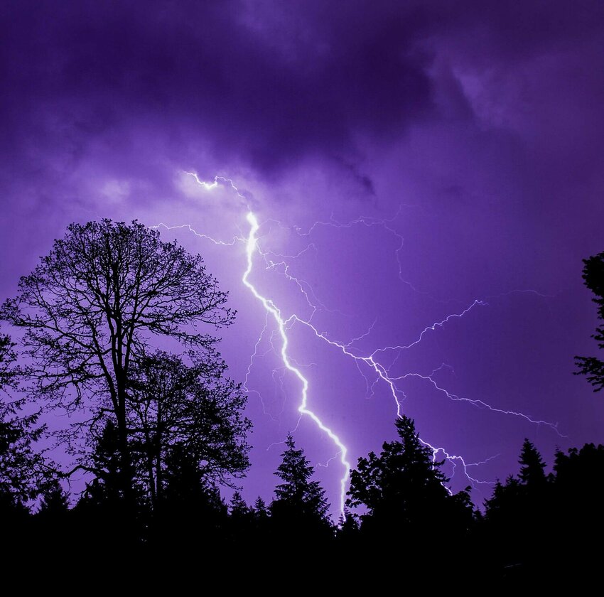 Wednesday&rsquo;s isolated thunderstorms and possible severe storms may bring significant lightning throughout Western Washington.