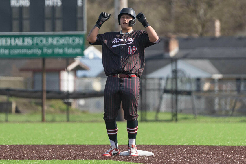 Callisons, a global producer of mint, donated nearly $4,000 to W.F. West High School for its new &quot;Mint City&quot; baseball uniforms, pictured here during their debut on March 25.