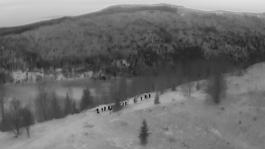 Search and rescue personnel responded to the call and deployed a drone to find the hikers, officials said. After GPS learned where they were, the drone led rescuers to the hikers and helped them return to the parking area, officials said.