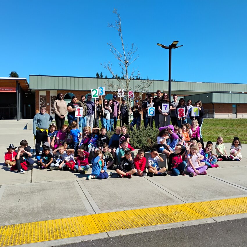 First graders from Jefferson Lincoln Elementary participate in a hands-on Life Science Field Day hosted by Centralia High School&rsquo;s Agriscience Department on Thursday, April 17.