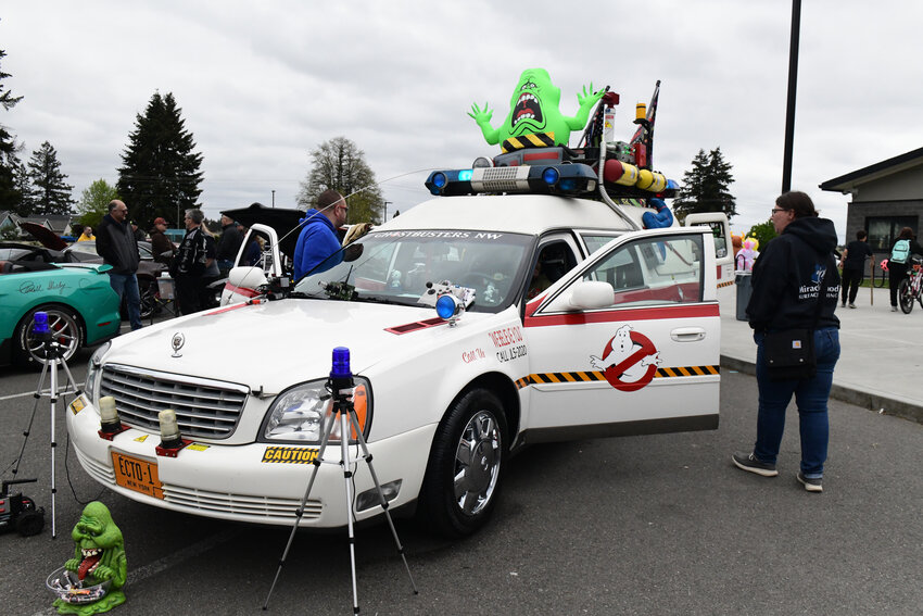 One of many cars featured in the Sunday, April 27,  Moore Designs sponsored car show at the Yelm Chamber of Commerce's 2025 Nisqually Valley Spring Expo.