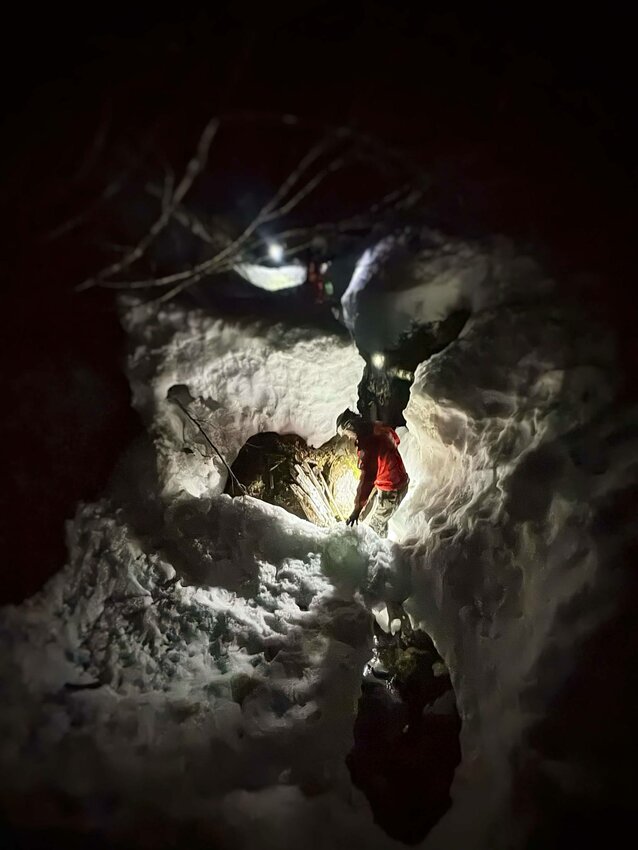 Volcano Rescue Team members received a call to investigate an SOS signal from a ZOLEO satellite communicator device near the summer route on the south side of Mount St. Helens at around 8 p.m. Sunday.