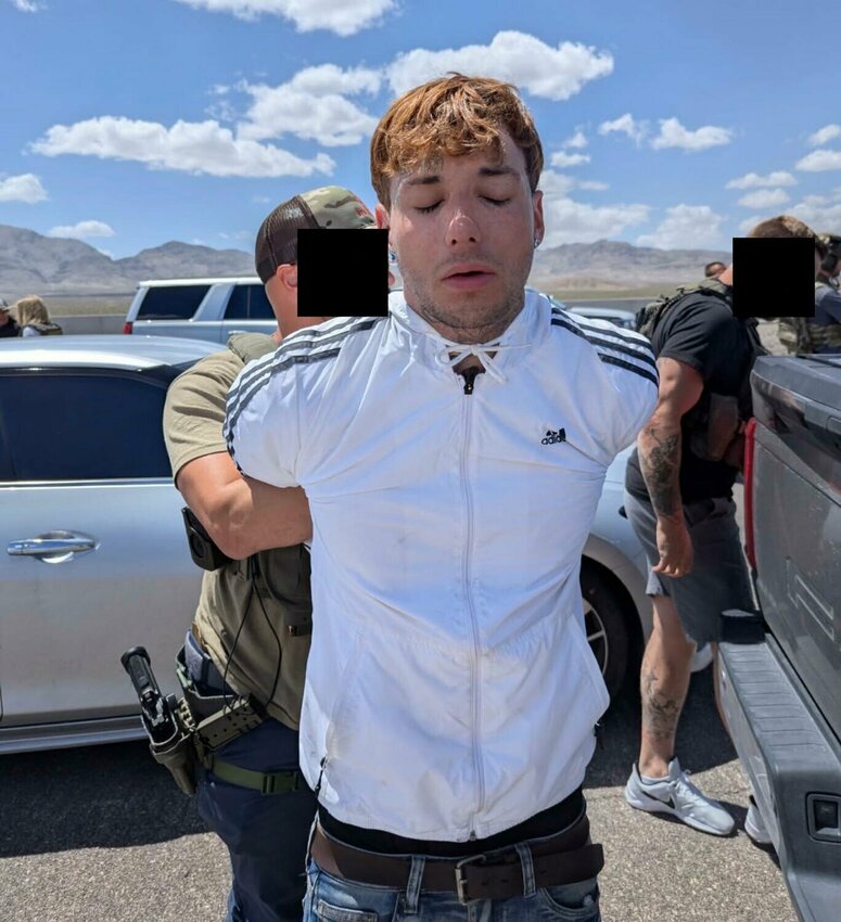 Damien Madison is arrested near the California-Nevada border.