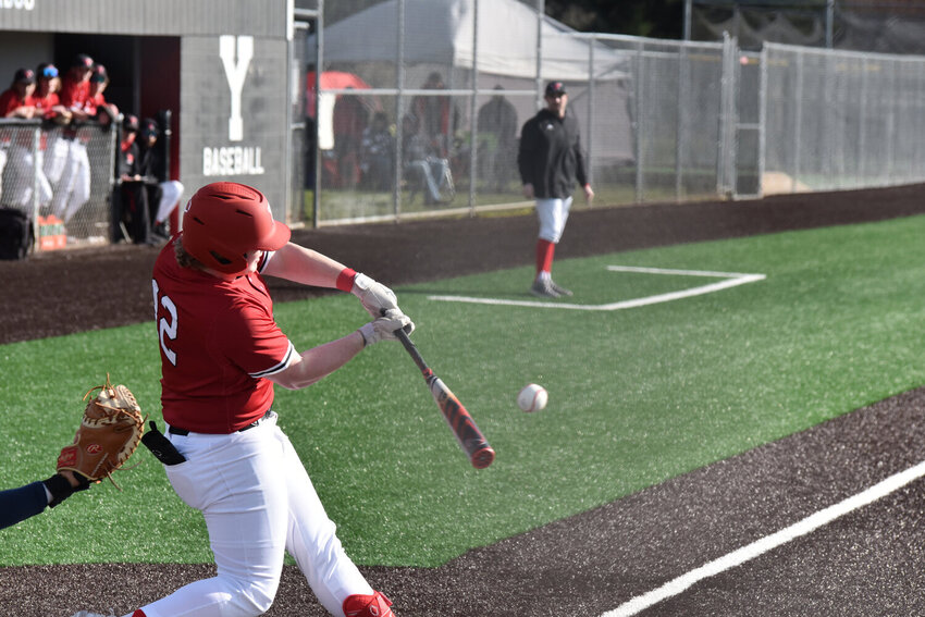 Designated hitter Barrett Schnetz was one of three Tornados selected to the first team All-SPSL in 2025.