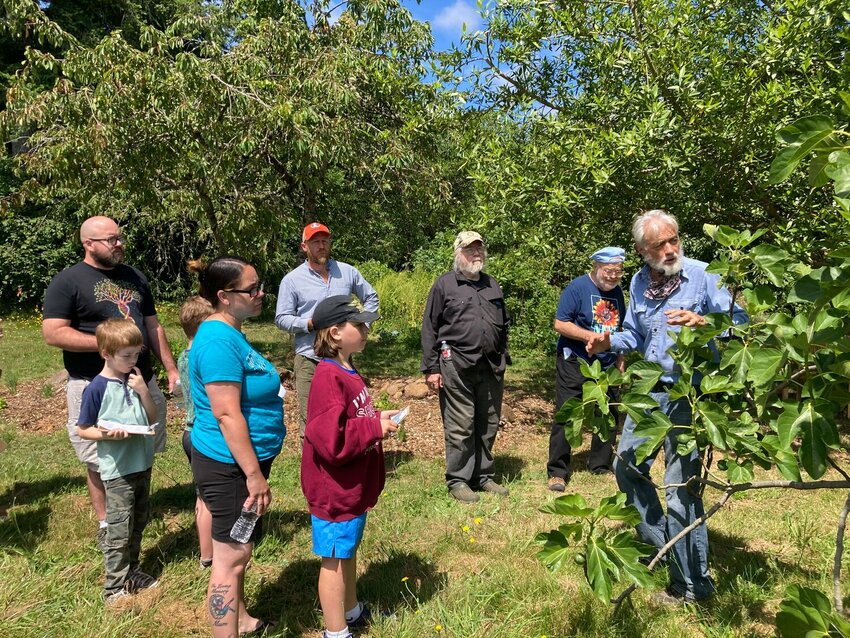 Burnt Ridge founder and co-owner Michael Dolan leads a tour of the 20-acre farm and nursery.