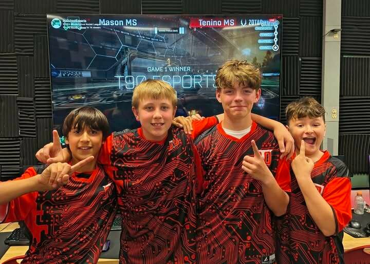 The Tenino Middle School &ldquo;Rocket League&rdquo; esports team defeated Mason Middle School three games to one in a best-of-five grand finals series to win the 2025 middle school Washington State Scholastic Esports Association state championship. The Knights join the Tenino High School &ldquo;Rocket League&rdquo; squad that won the state championship on May 18.