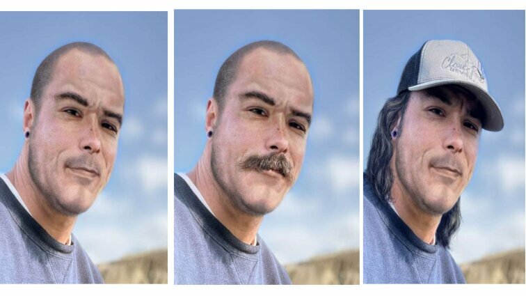 Photos of what Travis Decker may look like if he has altered his appearance.