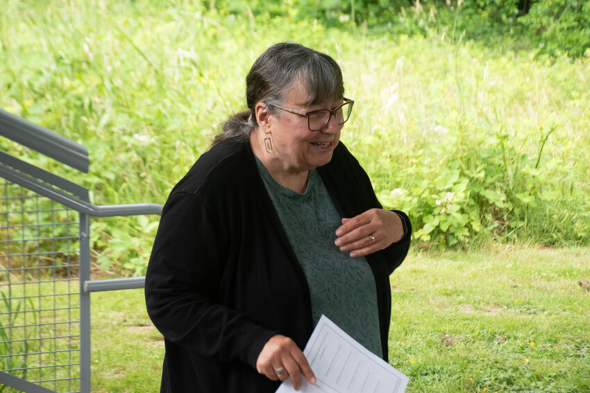 Beverly Choltco-Devlin leads a nature journaling workshop at the Billy Frank Jr. Nisqually National Wildlife Refuge on Friday, June 20. .