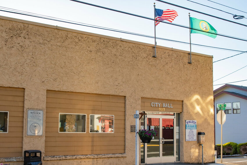 Winlock City Hall, located at 323 NE First St. in downtown Winlock, is pictured on Monday, June 9.