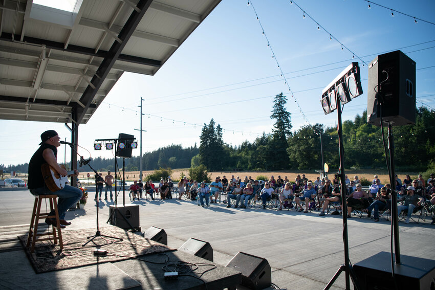 Adam Craig performs during a concert at the Stone City Event Center on Friday, July 11.