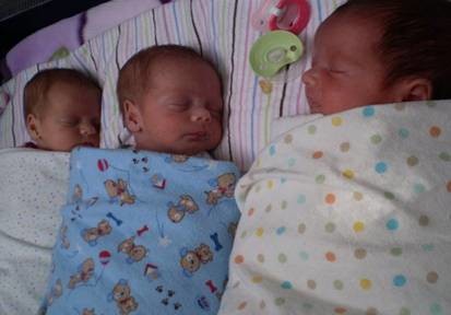 Triplets return to visit life saving SNCH | Herald Community Newspapers ...