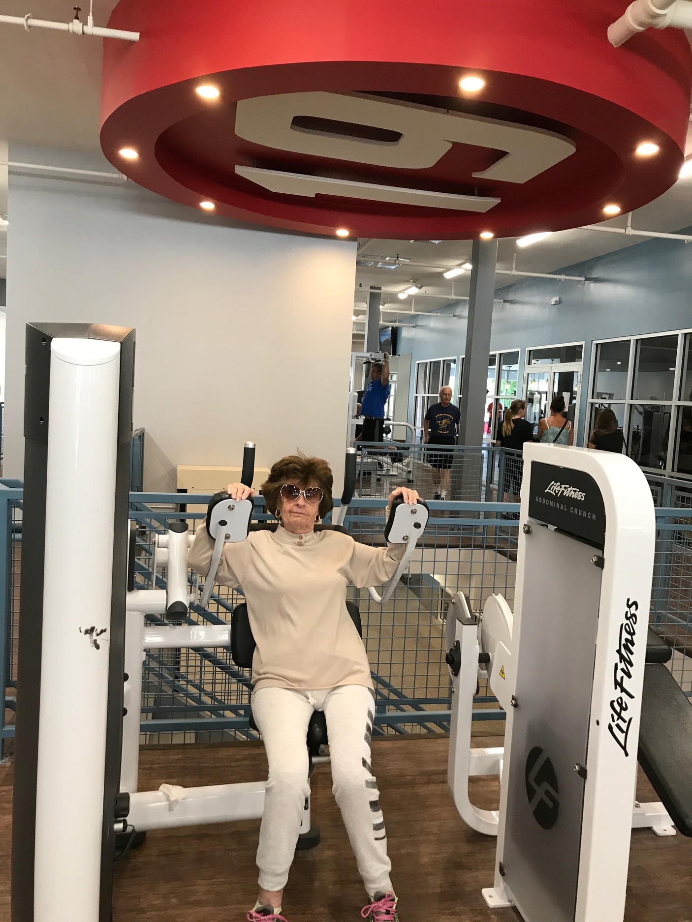 Senior citizens staying in shape with special Fitness 19 program