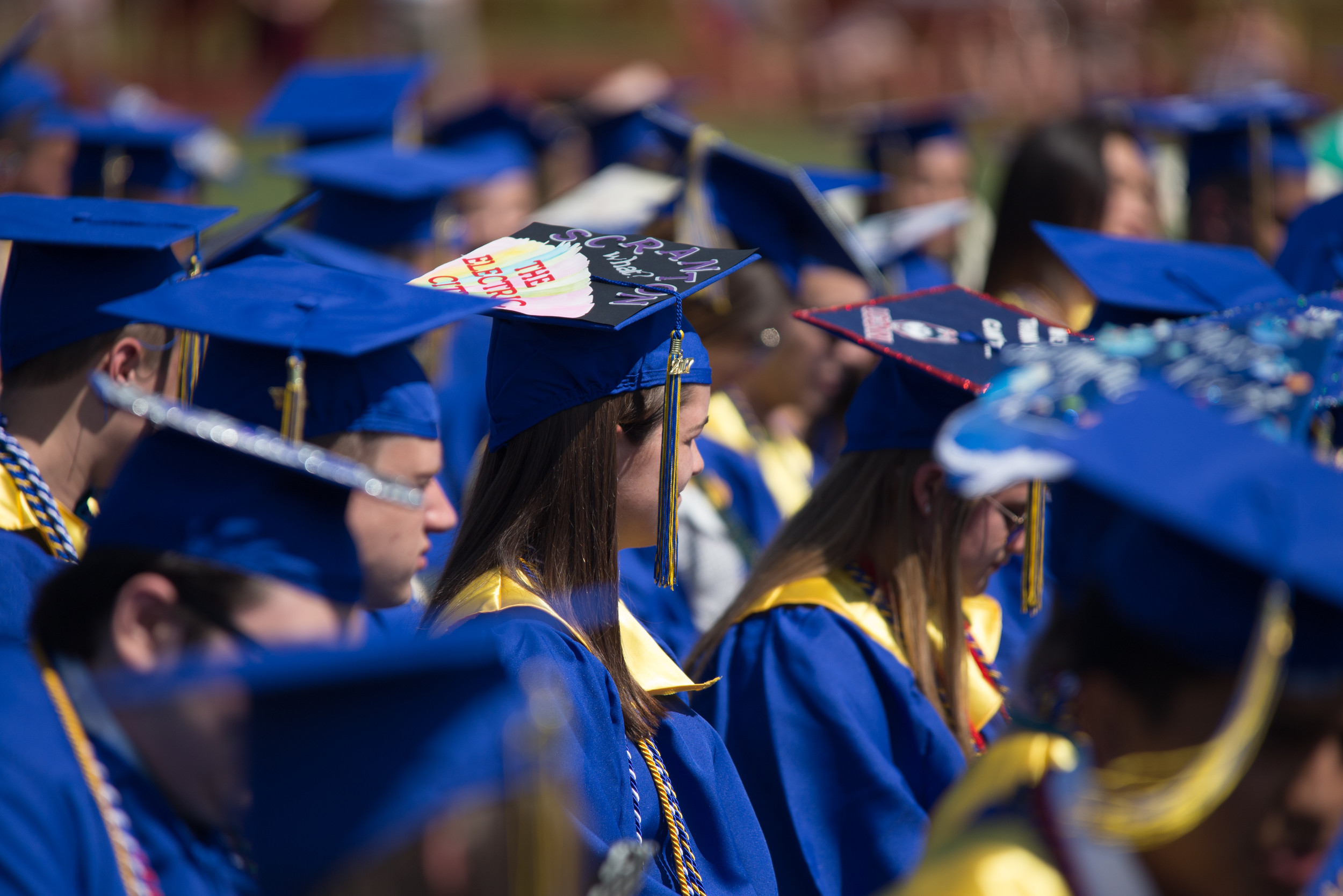 East Meadow High School seniors are all smiles at graduation Herald