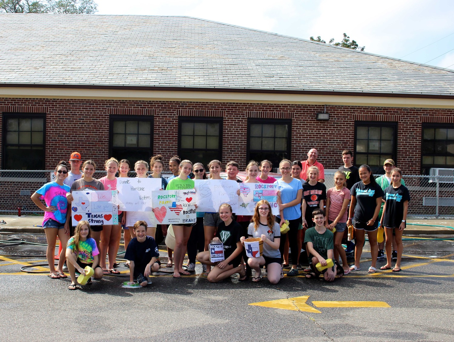 Helping after Harvey East Rockaway students pay it forward with a car