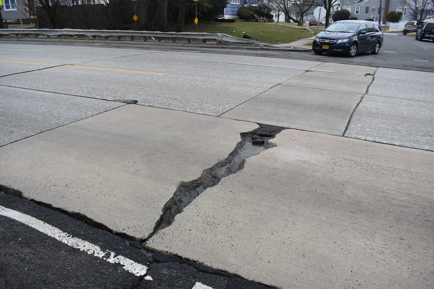 The roads are cracking up in the Five Towns Herald Community