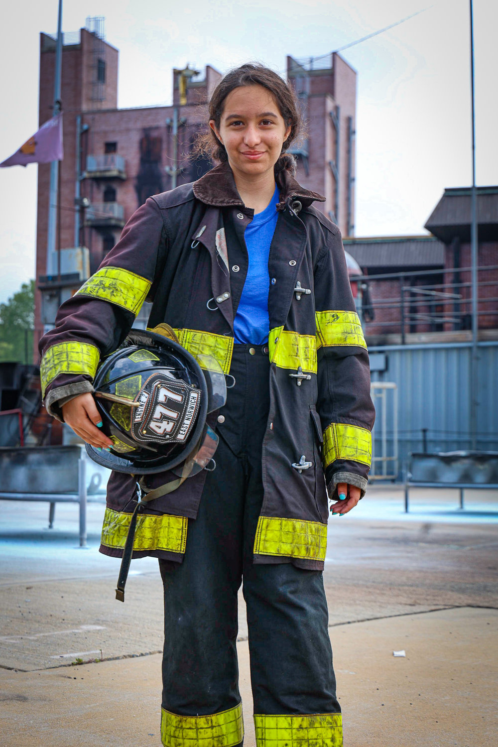 Khadeejah said she wanted to be a New York City firefighter someday.
