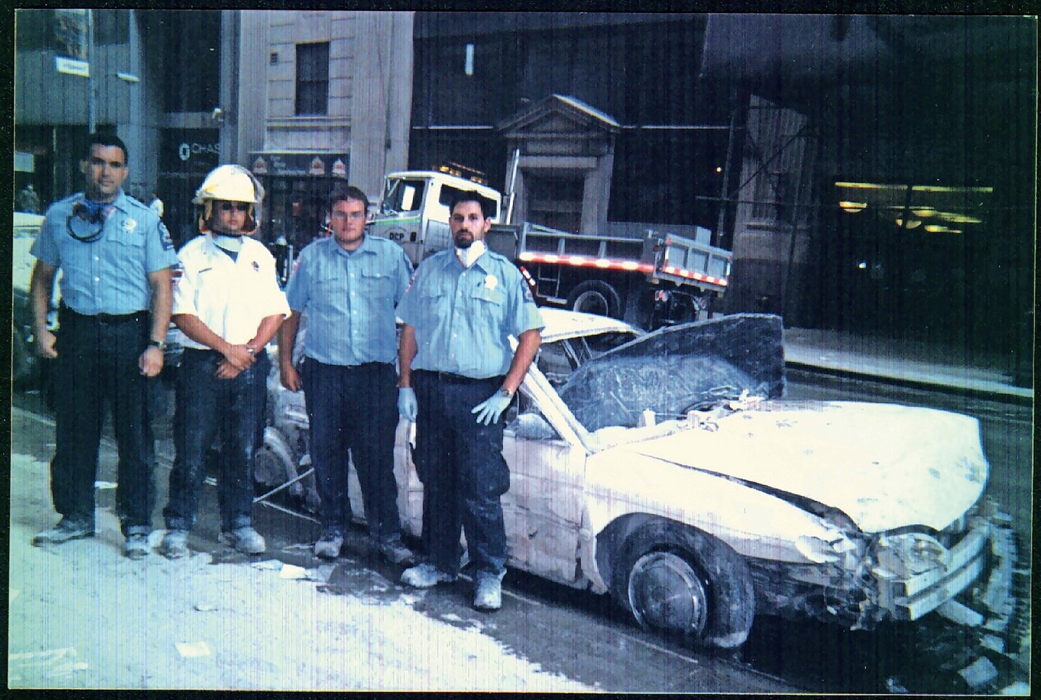 EMS members Kelly, Weinick, Tim Carroll and Ed Chasan volunteered at ground zero.