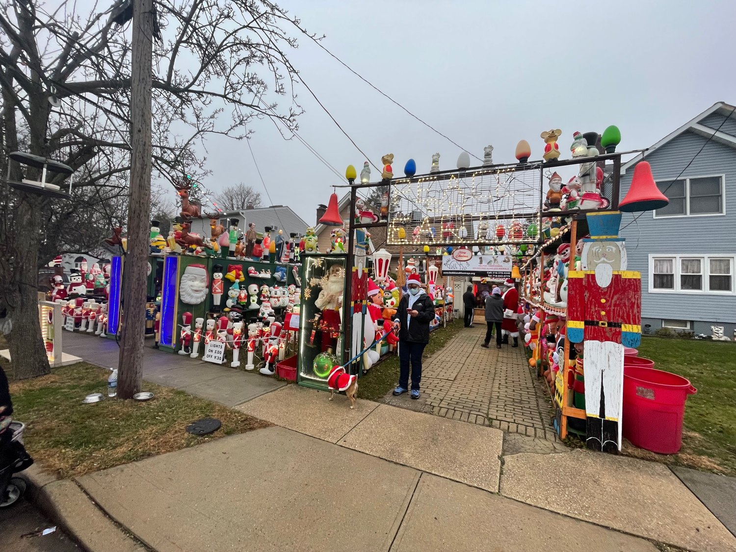 Every year, the Heide family in Merrick set up their lawn with a holiday display like no other. This year, they are collecting monetary and supply donations for Bobbi and The Strays Animal Rescue.