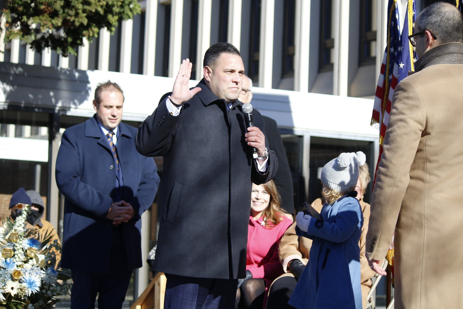 Hempstead Town Councilman Anthony D’Esposito was sworn into office on Jan. 4.