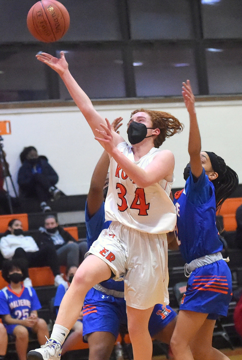 Eighth-grader Maya Motherway (14 points) helped East Rockaway knock off Malverne in a Conference B matchup on Jan. 4.
