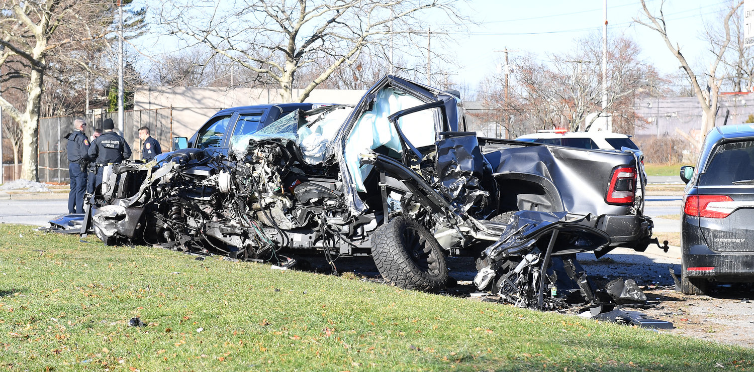 A 46-year-old man died in a three-car accident in Levittown on Monday. Police are still investigating the accident.
