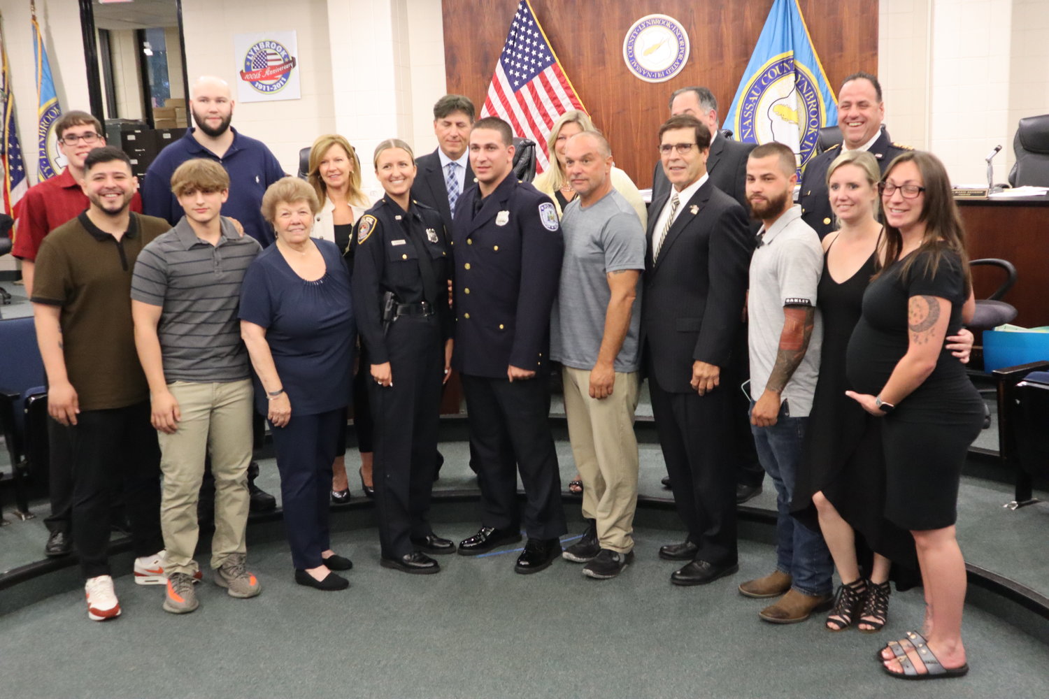 Lynbrook swears in police officer Herald Community Newspapers www