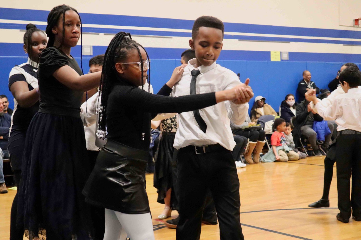 At Valley Stream District 30, Shaw Avenue students dance their little