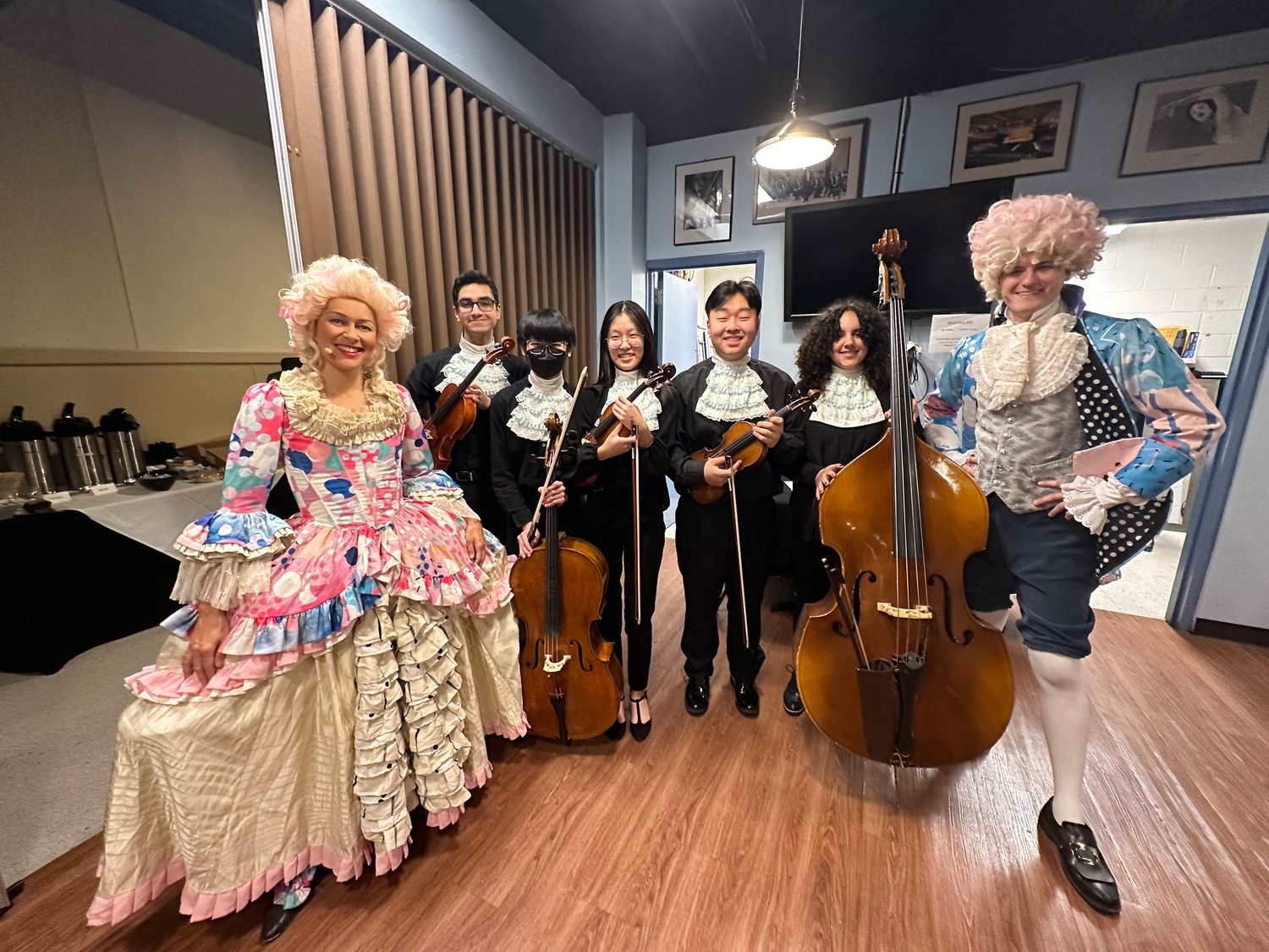 W.T. Clarke High School musicians play on Tilles stage - Vimarsana News