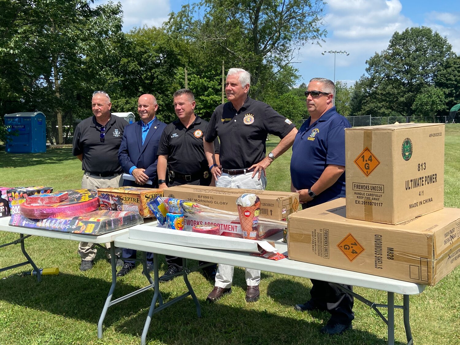 Nassau County officials stress the dangers of fireworks by