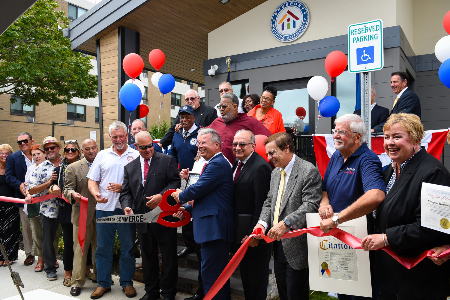 Freeport Housing Authority celebrates new building - Vimarsana News