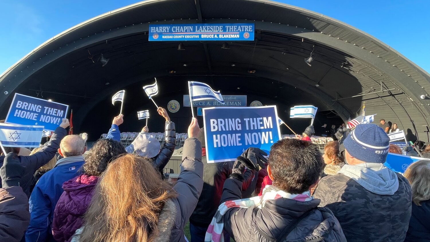 3,000 people attend Eisenhower Park rally in support of Israel - Vimarsana News