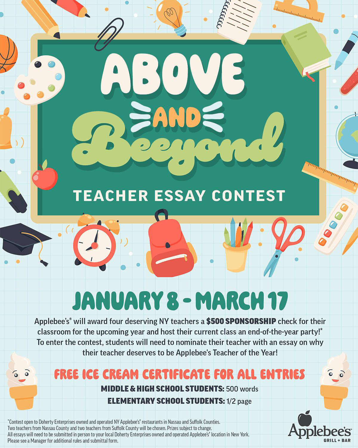 Calling all Valley Stream students, the Above and "BEE"yond Teacher Essay Contest is here | Herald Community Newspapers - Vimarsana News