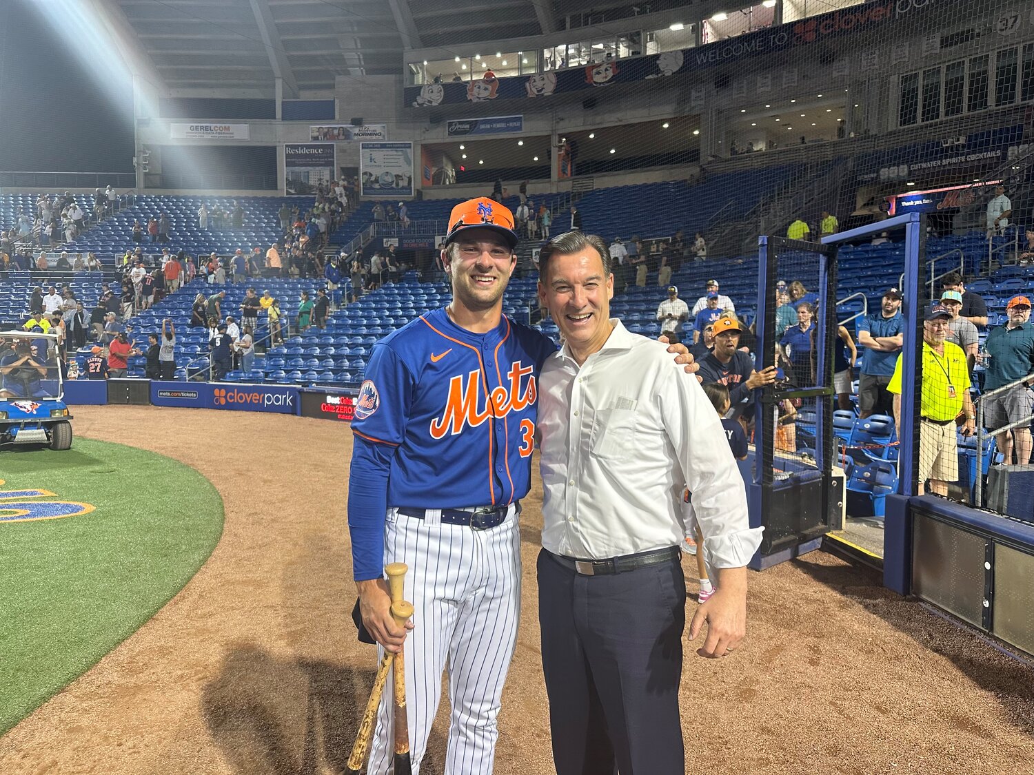 Joe Suozzi's fly ball leads to Mets spring training win | Herald Community Newspapers - Vimarsana News