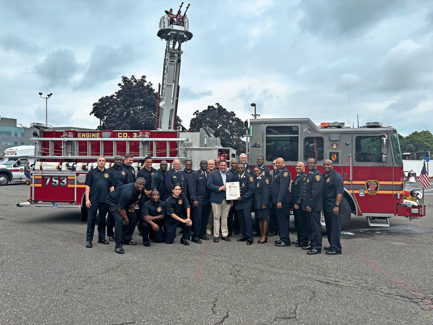 Uniondale Fire Department unveils new Engine 753 at ceremony | Herald Community Newspapers