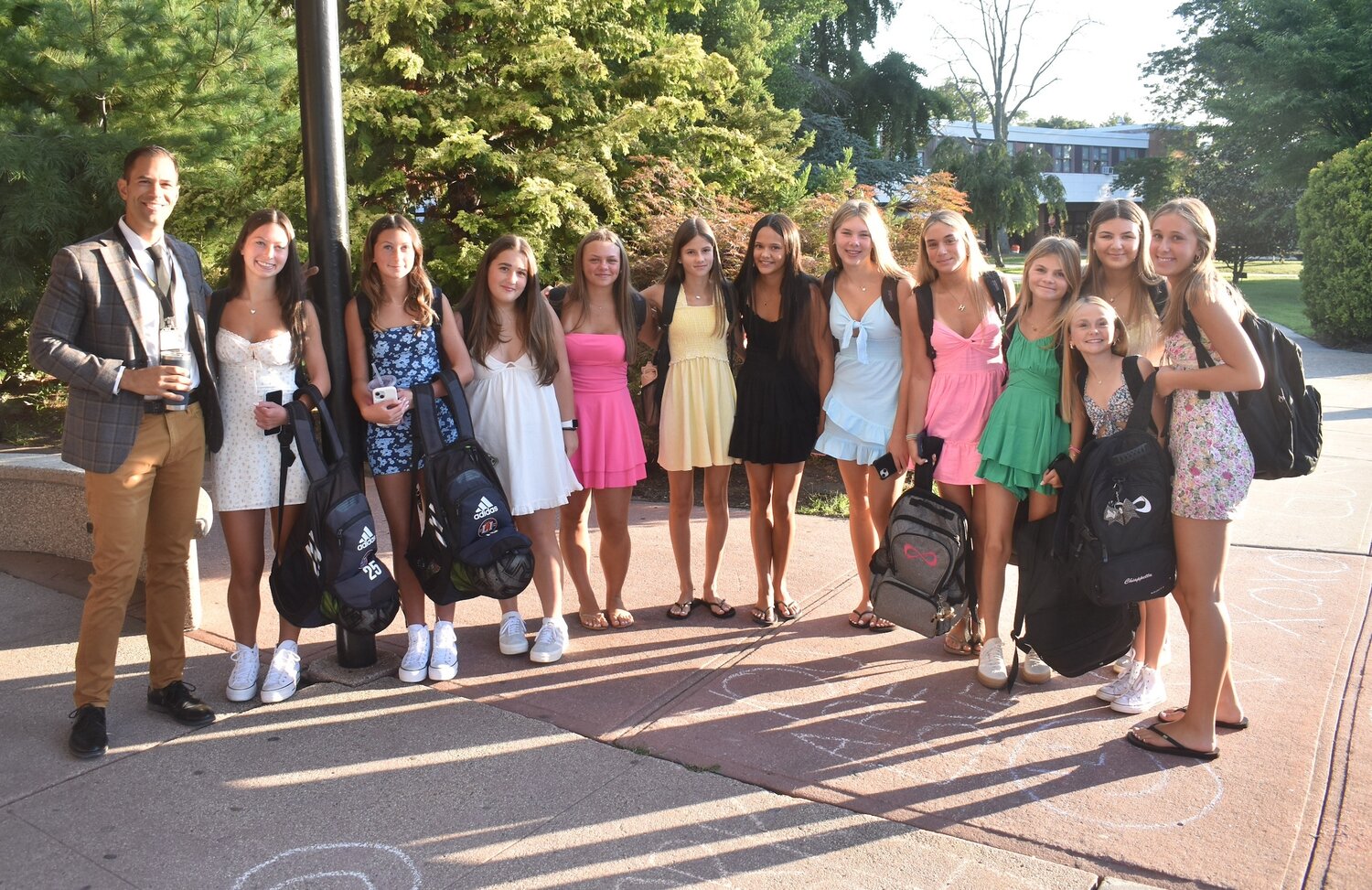 See how Wantagh School District celebrated its first day of school