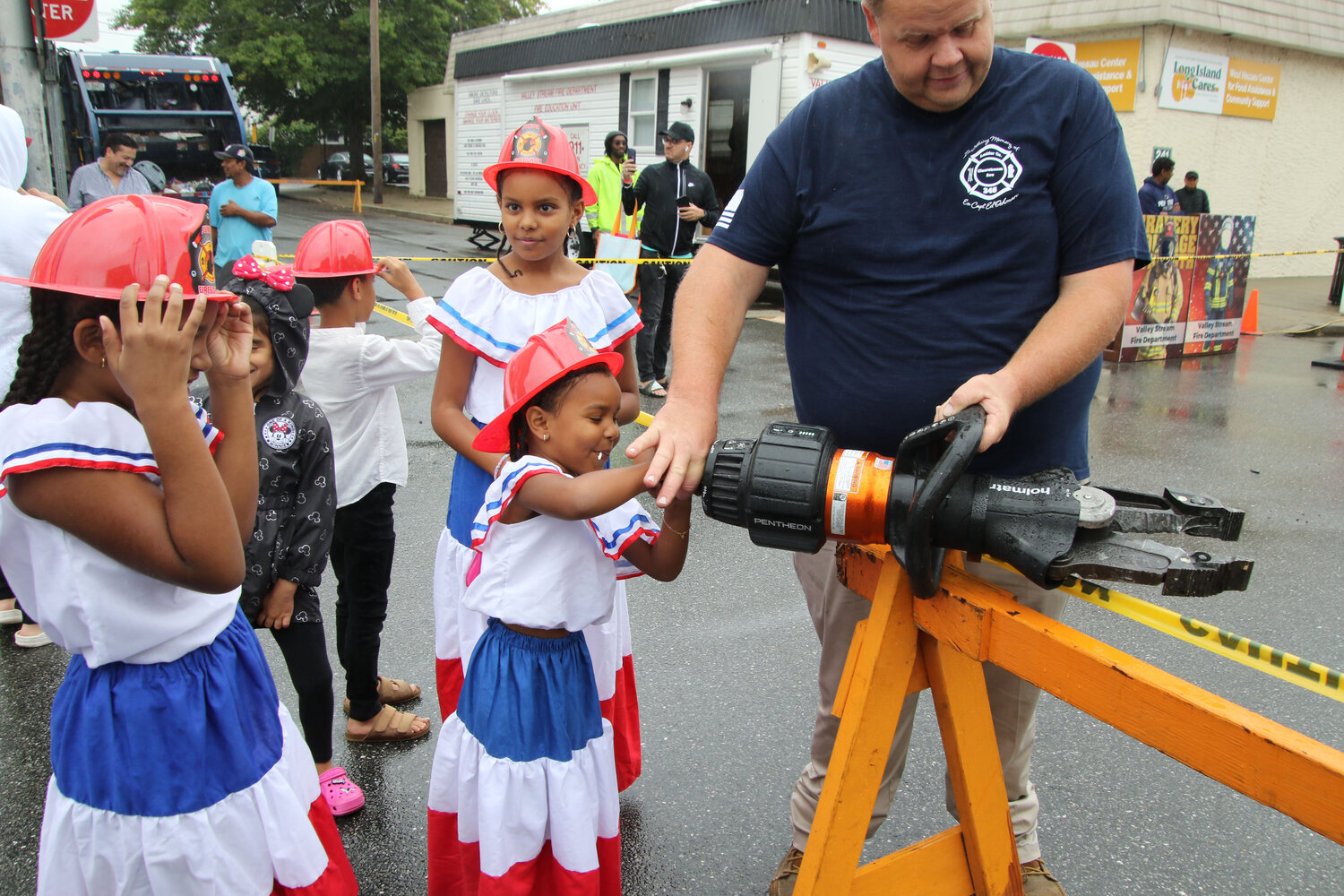 Cloudy skies over Valley Stream Community Fest 2024 and the start of a