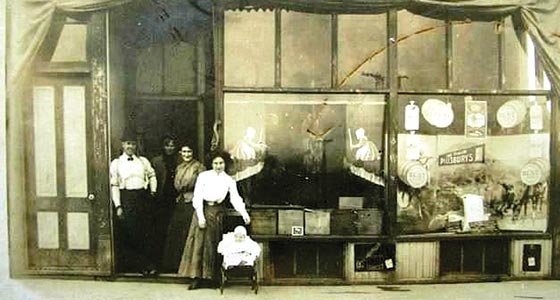 Joel Ahlstrom envisions a store that will resemble the one his grandfather once ran years ago at 2700 17th Ave. S. in Minneapolis. Recently, he came across a photo of his grandparents in front of that store, with his father in a stroller (above).