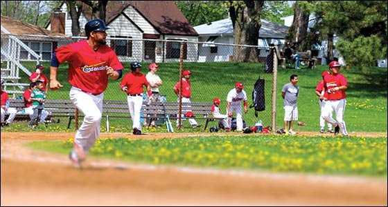 On Sunday, May 19, the Cardinales played against the Piratas at Bossen Field. There are eight teams in the league, which is known as the Liga Hispana de Beisbol, or the Hispanic Baseball League. (Photo by Tesha M. Christensen)